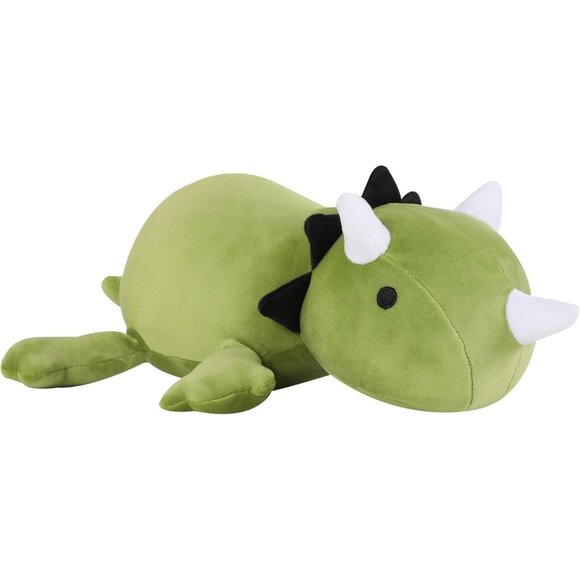 🆕 Kids Green Dinosaur Throw Pillows Anxiety Weighted Stuffed Animals Adults Toy - Picture 1 of 6
